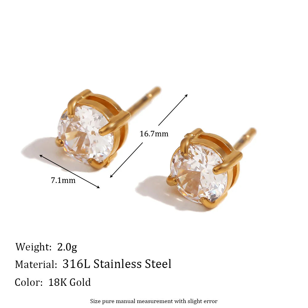 Fashion Round Circle Geometric set jewelry