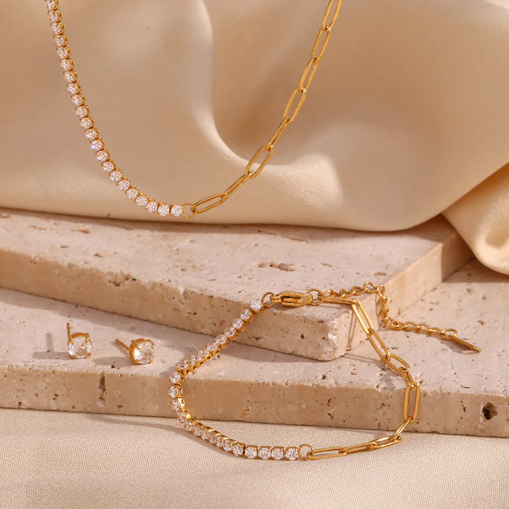 Fashion Round Circle Geometric set jewelry