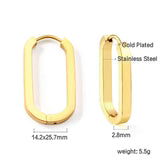 Oval ear buckle
