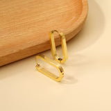 Oval ear buckle