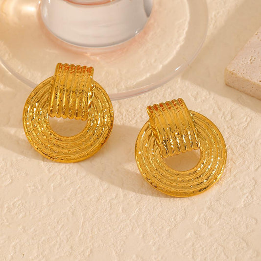 Gold Statement earrings